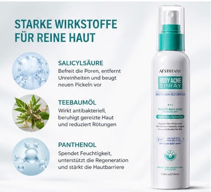 BackClear 2% Salicylsäure Rücken-Akne Spray - 150ml