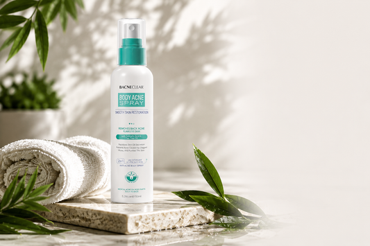 BacneClear Rücken-Akne Spray 150ml – 2% Salicylsäure Formel