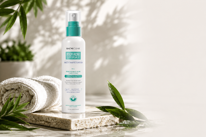 BacneClear® Rücken-Akne Spray – 2% Salicylsäure | 150ml